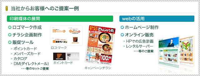 当社からお客様へのご提案一例